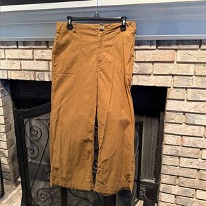 Matilda Jane stretch crop pants, brown, size 12, EUC